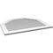 Ekena Millwork Octagonal Top Surface Mount PVC Gable Vent w/ 3-1/2"W x 1"P Standard Frame, 38"W x 32"H GVPOT38X3201SN - alternate 5